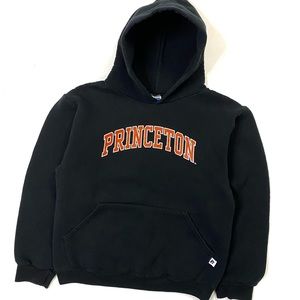 Vintage Black and Orange Hoodie